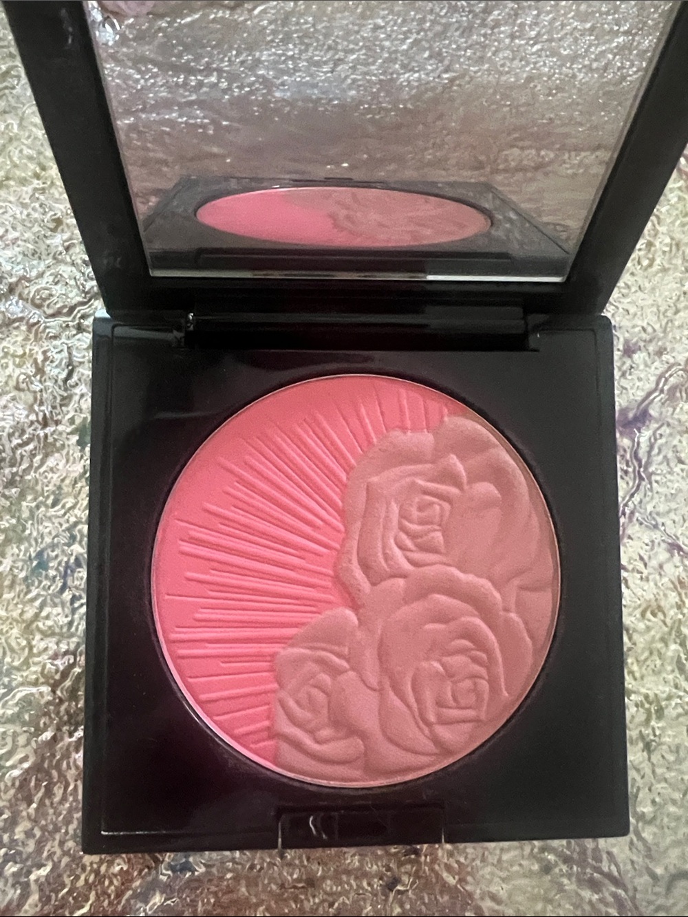 Pat McGrath Labs Pressed Blush Duo - Pink Floral Cheek Color in Aphrodite amour